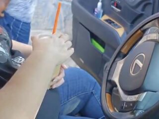 I Asked A Stranger On The Side Of The Street To Jerk Off And Cum In My Ice Coffee &lpar;Public Masturbation&rpar; Outdoor Car dirty clip