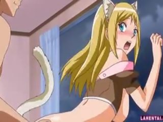 Hentai catgirl dobi muca in rit zajebal