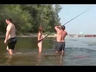 Gol fishing cu foarte frumusica rus adolescenta elena