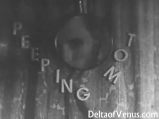 Årgang x karakter klipp 1950s - voyeur faen - peeping tom